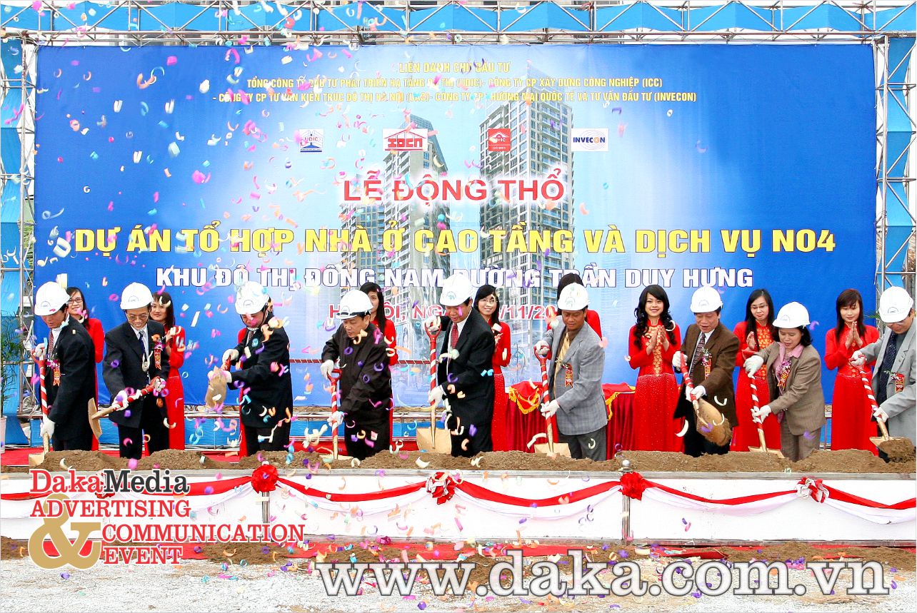Động thổ dự án tổ hợp nhà ở cao tầng Udic comlex